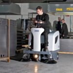 Nilfisk SR1101 battery ride on sweeper