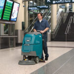 Tennant T300 battery scrubber dryer