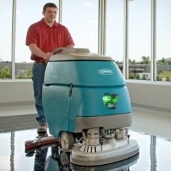 Tennant T5 battery refurbished pedestrian scrubber dryer floor cleaning machine