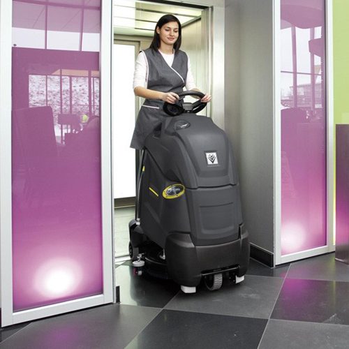 Karcher BD 50/40 RS Hire Battery Powered Step On Scrubber Dryer